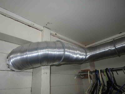 100mm duct hangers for Clothes dryer exhaust