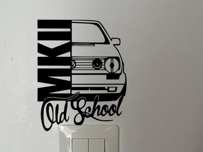 Wall Decor VW Golf MkII