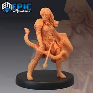 Villager Huntress / Village NPC / Human Character