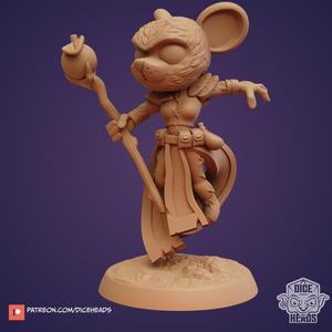 Mousefolk Druid  (Pre-supported included)