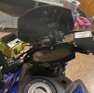 Offset MT07 RAM Mount