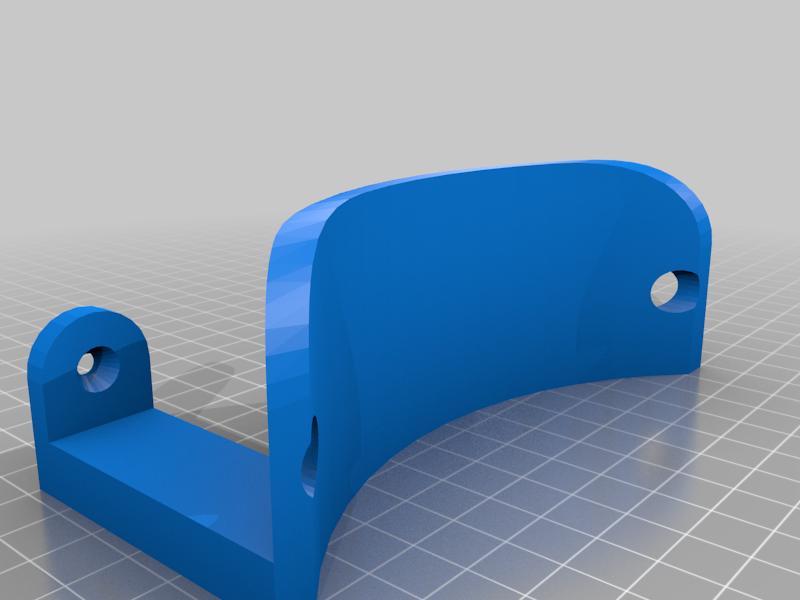 Yet another hidden headphone hanger (YAHHH) ( fits big headphones )