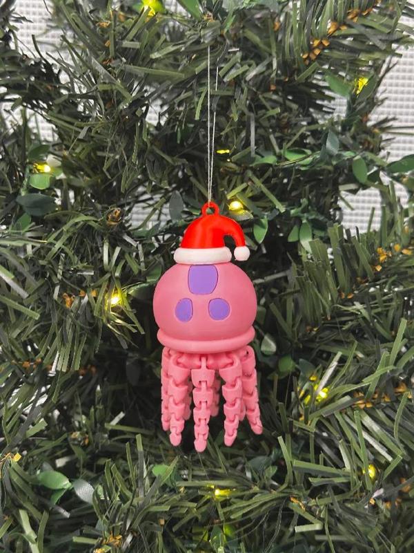Christmas Spongebob Jellyfish Ornament   
