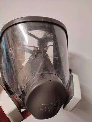 3M 6898 Full face mask respirator glasses spectacles holder retainer