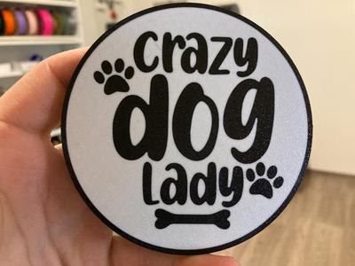 Dog lady coaster