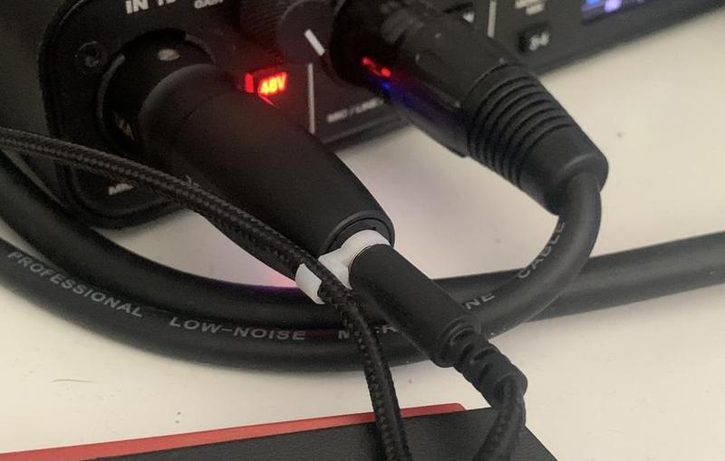 Cable clip for Rode VXLR+