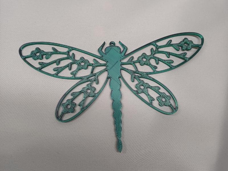 Floral Dragonfly Ornament