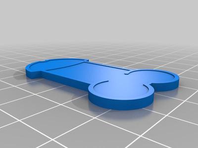 Einkaufswagenchip in abstrakter Kunst Variante, Chip zum Shoppen, Einkaufen, DickChip