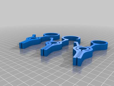 Chip Bag Clip V7 with rings to hang up somewhere