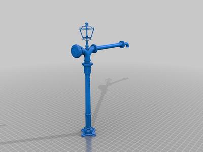 Grue à eau italienne échelle 1/20ème - colonna idraulica fs scala 1/20 