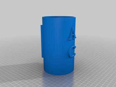 A/C flush bottle mount