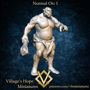 Normal Orc I with various base