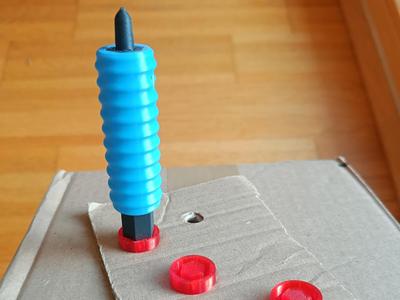 Cardboard tool with screws