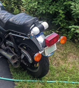 Motorcycle Luggage Rack Fire Extinguisher Holder