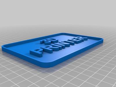 3D Sign