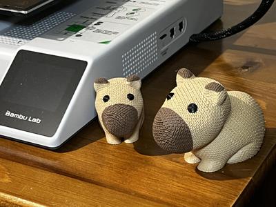 Cute Crochet Capybara (Multiparts)