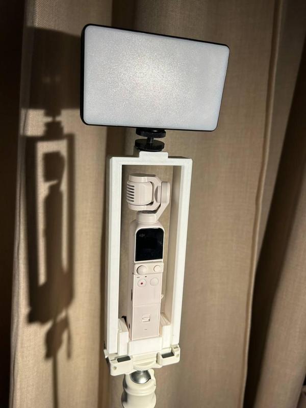 DJI Pocket 2 Mount with Cold Shoe Adapter