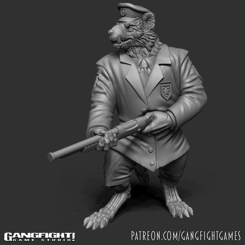 Rufus - Gnoll Policeman