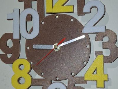 3 colour wall clock