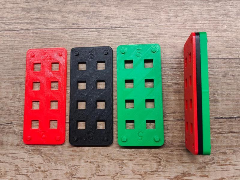 Element spacer blocks 2 / 3 / 5mm - 40x90mm