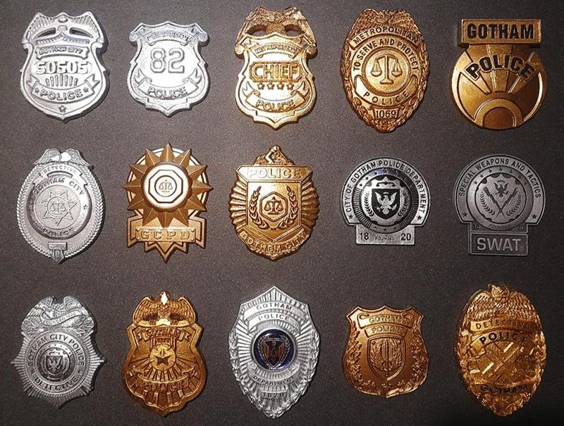 Gotham City PD Badges