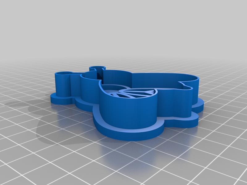 cookie cutter bee - cutter and stamp