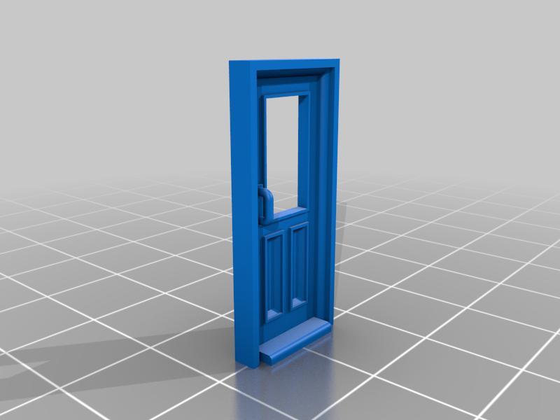 OO gauge door 28.75mm x 13mm x 3.4mm