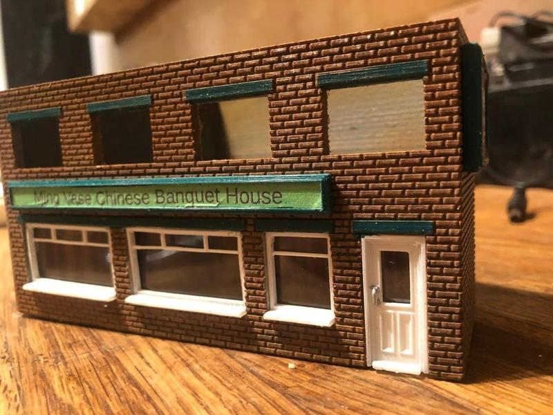 OO gauge window 35mm x 19.5mm x 5mm 