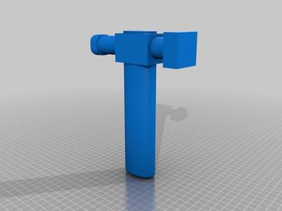 Semi- ball peen hammer