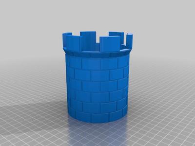 Castle Flower Pot