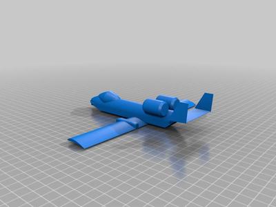 3D Printed A-10 Warthog