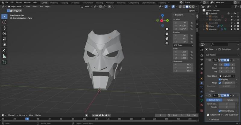 Dr. Doom Mask (COC)