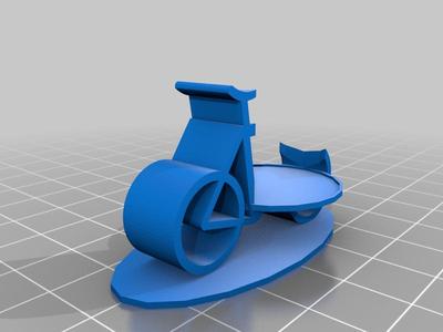 28mm Base bike holder for miniatures