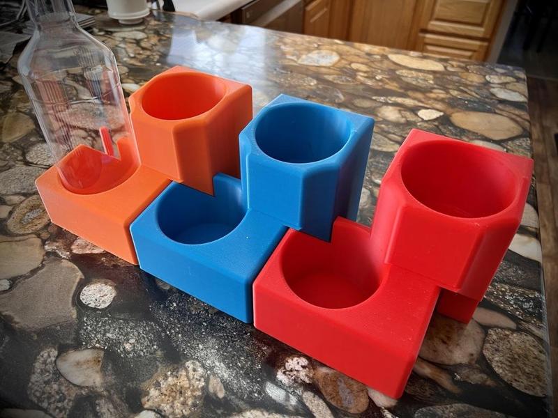 Coffee Shop Latte Syrup Holder