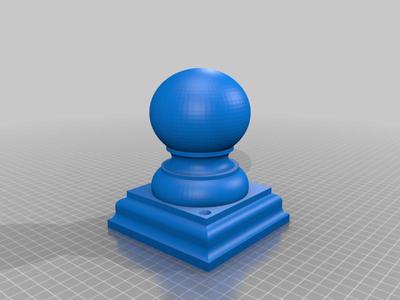 Deck post cap