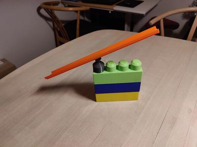 Mega blocks ball track adapter