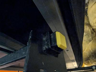 1x1 inch square tube end cap   