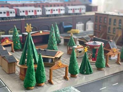 Christmas market accessoirs (z-scale)