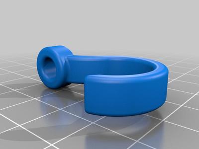 Hook for curtain rod