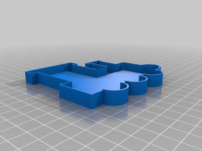 train gingerbread mold