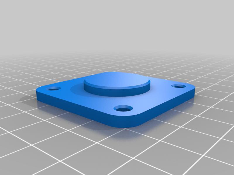 NEMA17 hole cover for NoName and other printers with motor cutouts