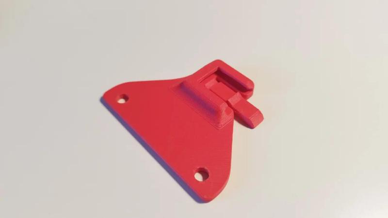 (Fixed) Mount for Fischer-style Bike rear light for rear rack   