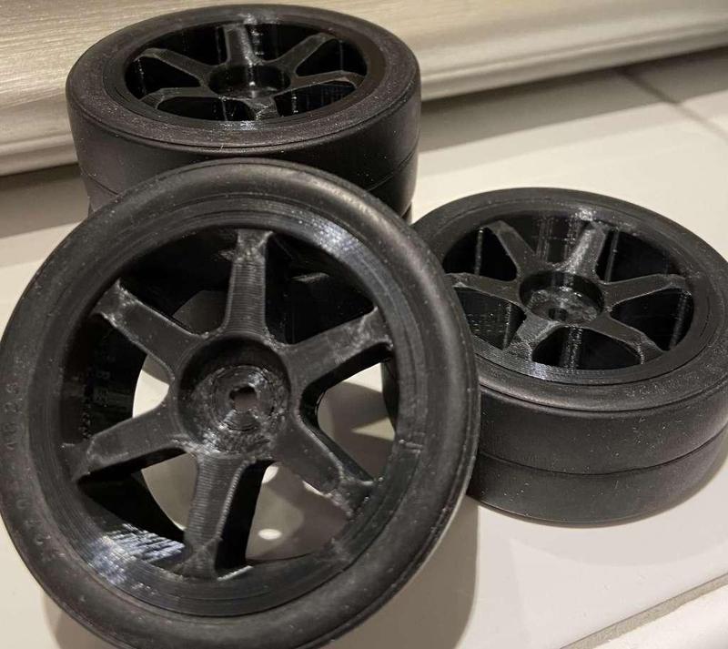 RC Rim Tamiya 12mm Rays Volk Racing Te37