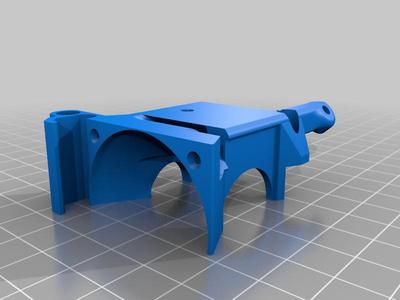 Bondtech BMG MK3S and MK3 Bear X Axis BLTouch, Raised Bases