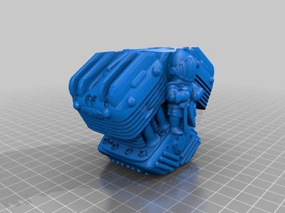 Red knights ny29 engine block