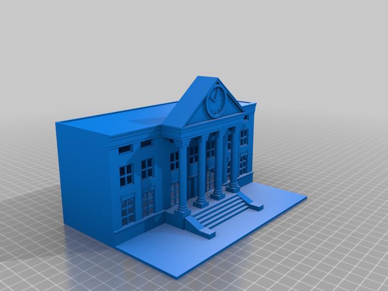BTTF - Hill Valley courthouse like building