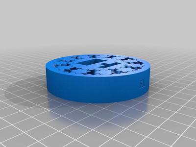 Flsun q5 spool holder with printed in place bearing