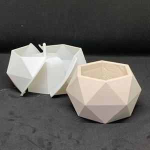3D mold for planter - minimalist pot with drainage