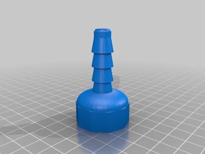 Dehumidifier drain adapter from 5/8 to 3/8 barbed 