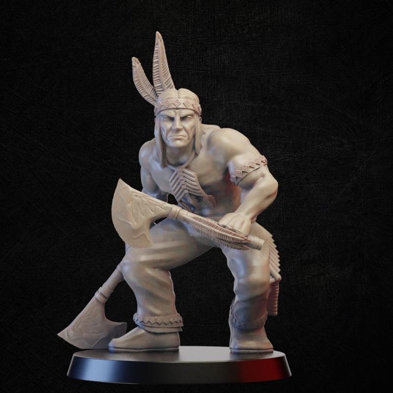 indian warrior sneaking